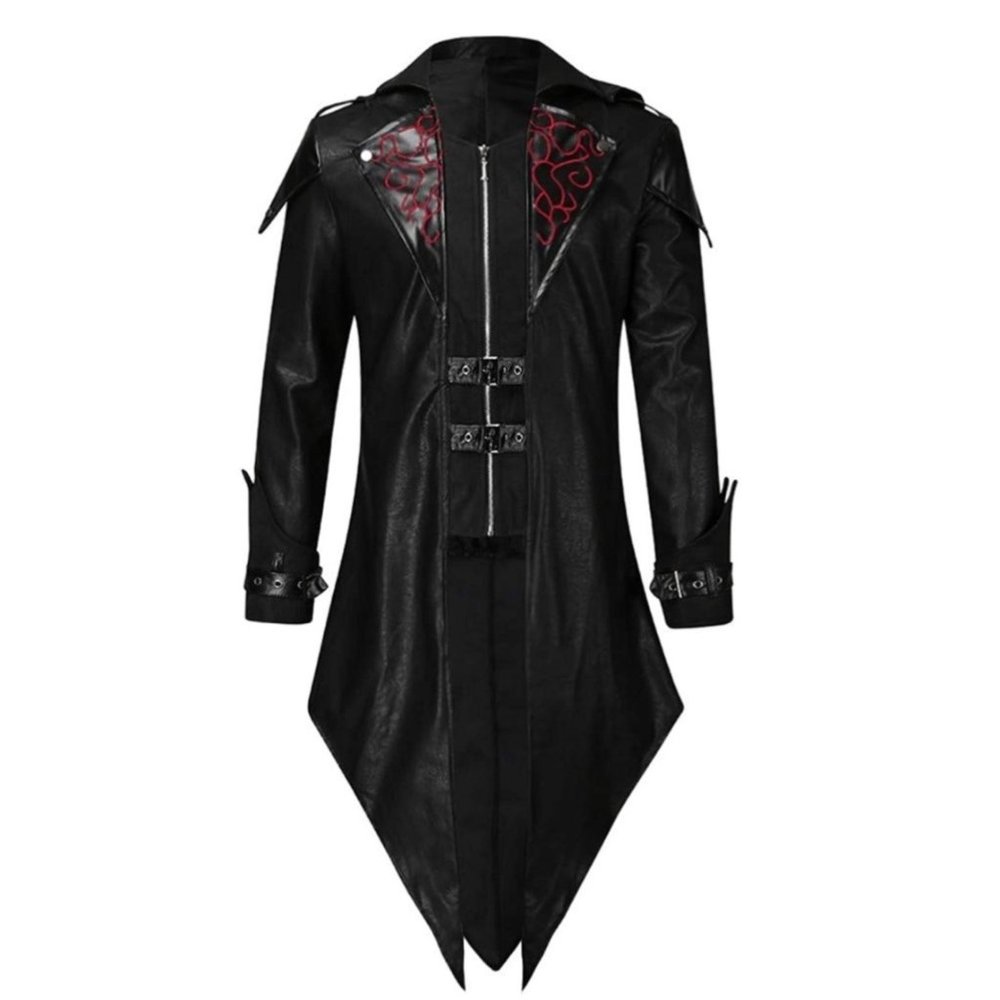 Gothic Coat Steampunk Hoodie Jacket Size L / XL